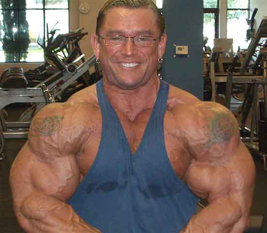 Bodybuilder off-season